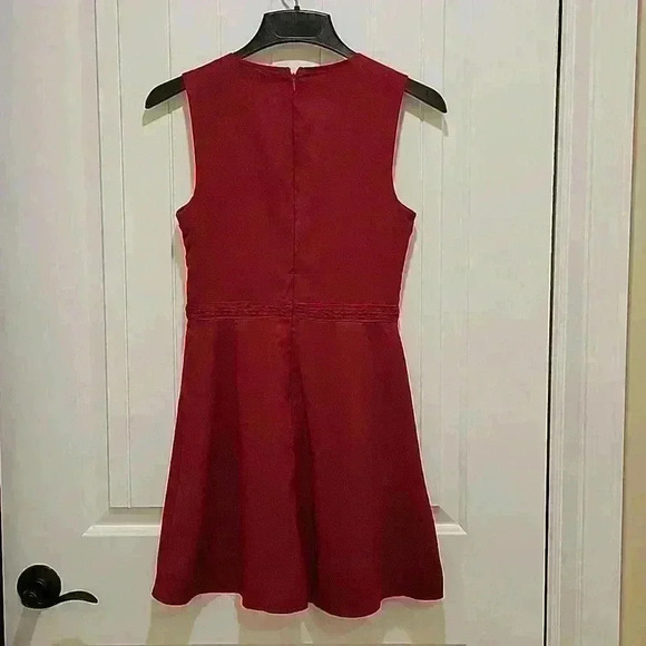 Lulus Florentia Crochet Lace Skater Dress Size Small - Picture 5 of 7